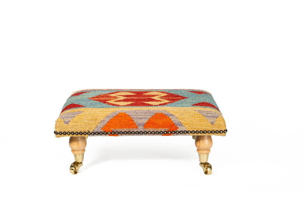 Unique rectangle foot stool