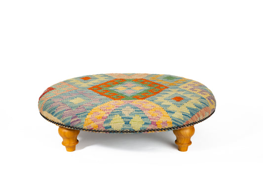 Unique extra large round foot stool
